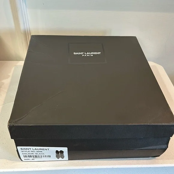 Women’s YSL Saint Laurent Opyum 110 Patent Leather Booties - Size 8 - Picture 8 of 8